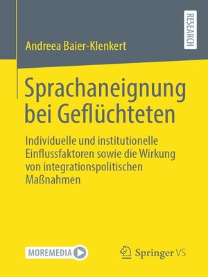 cover image of Sprachaneignung bei Geflüchteten